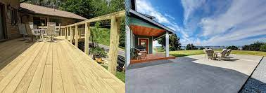 Concrete Patio vs. Wood Deck: Pros and Cons